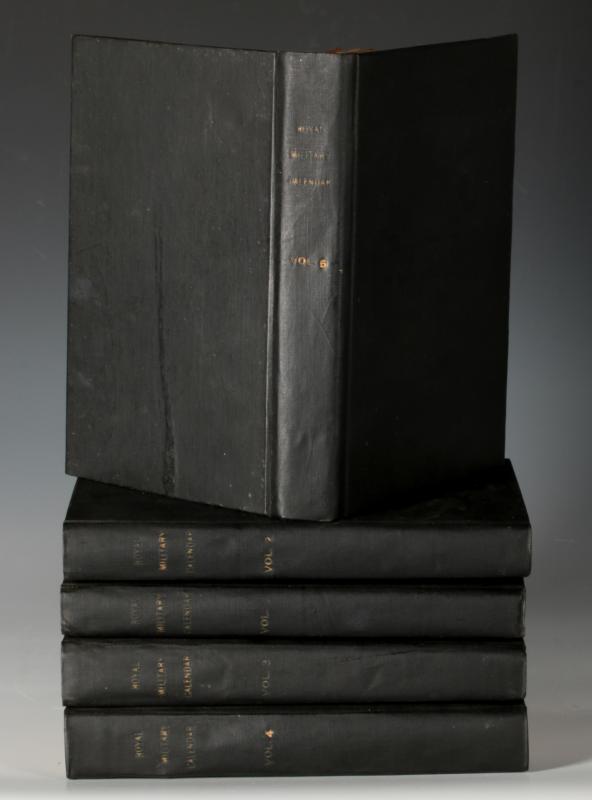 1820 ROYAL MILITARY CALENDAR IN FIVE VOLUMES