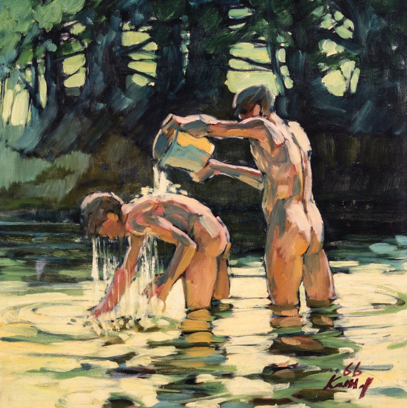 ROBERT KALTHOFF (BORN 1936) OIL ON CANVAS