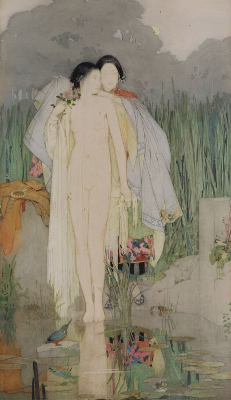 DOROTHY WEBSTER HAWKSLEY (1884-1970) WATERCOLOR