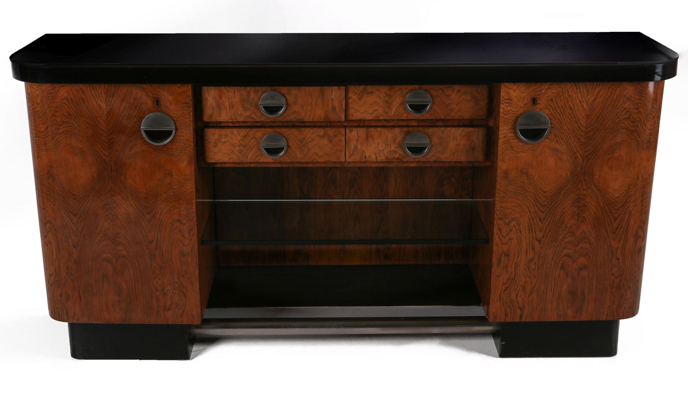 AN OSVALDO BORSANI ITALIAN ART DECO SIDEBOARD