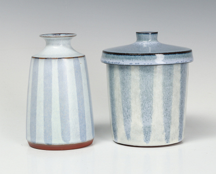 TWO CERAMIC WORKS BY STUDIO POTTER RUPERT DEESE