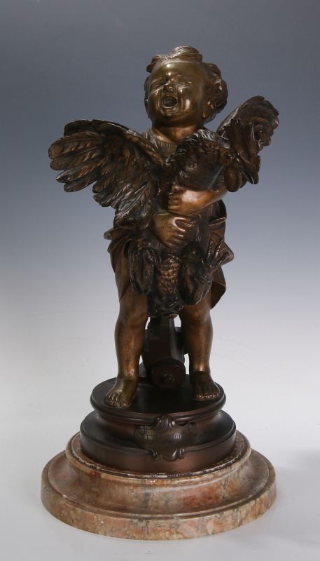 ADRIANO CECIONI (1838 - 1886) BRONZE SCULPTURE