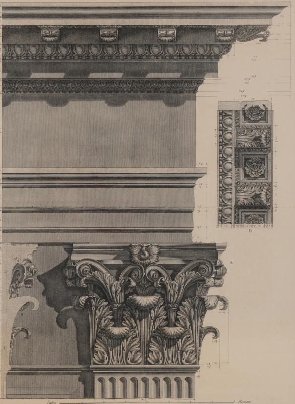 A PRINT AFTER PIRANESI, FRAMED BY THOMAS BRITT