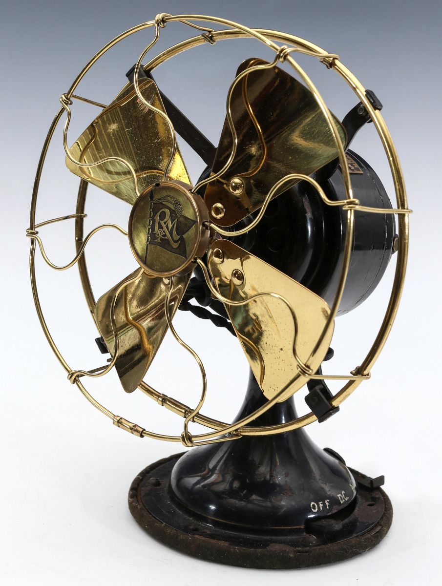 A ROBBINS & MYERS CO. AC-DC UNIVERSAL FAN, C 1920s