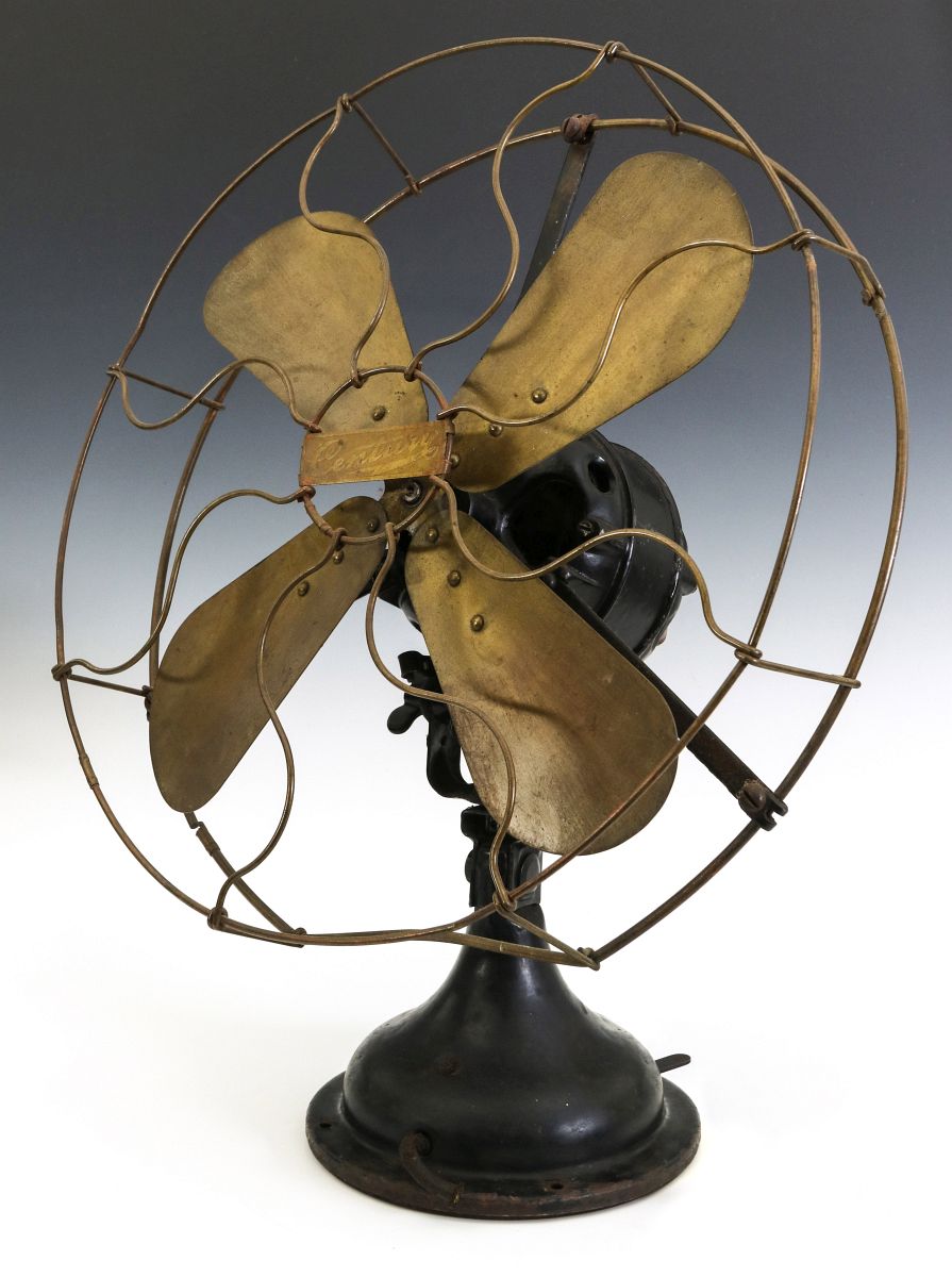 A CENTURY ELECTRIC SKELETAL MOTOR FAN, CIRCA 1914