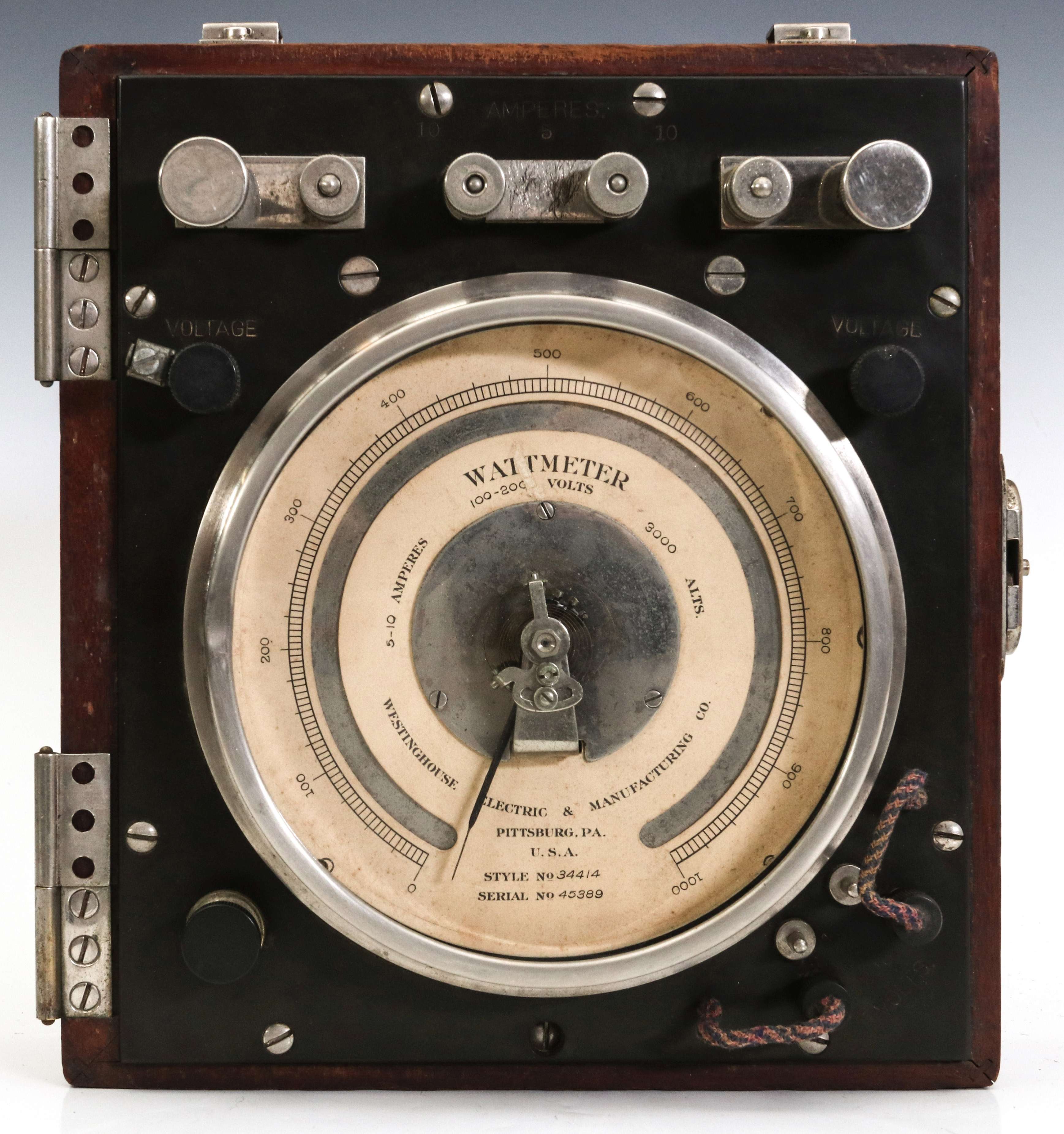 WESTINGHOUSE WATTMETER NO. 34414