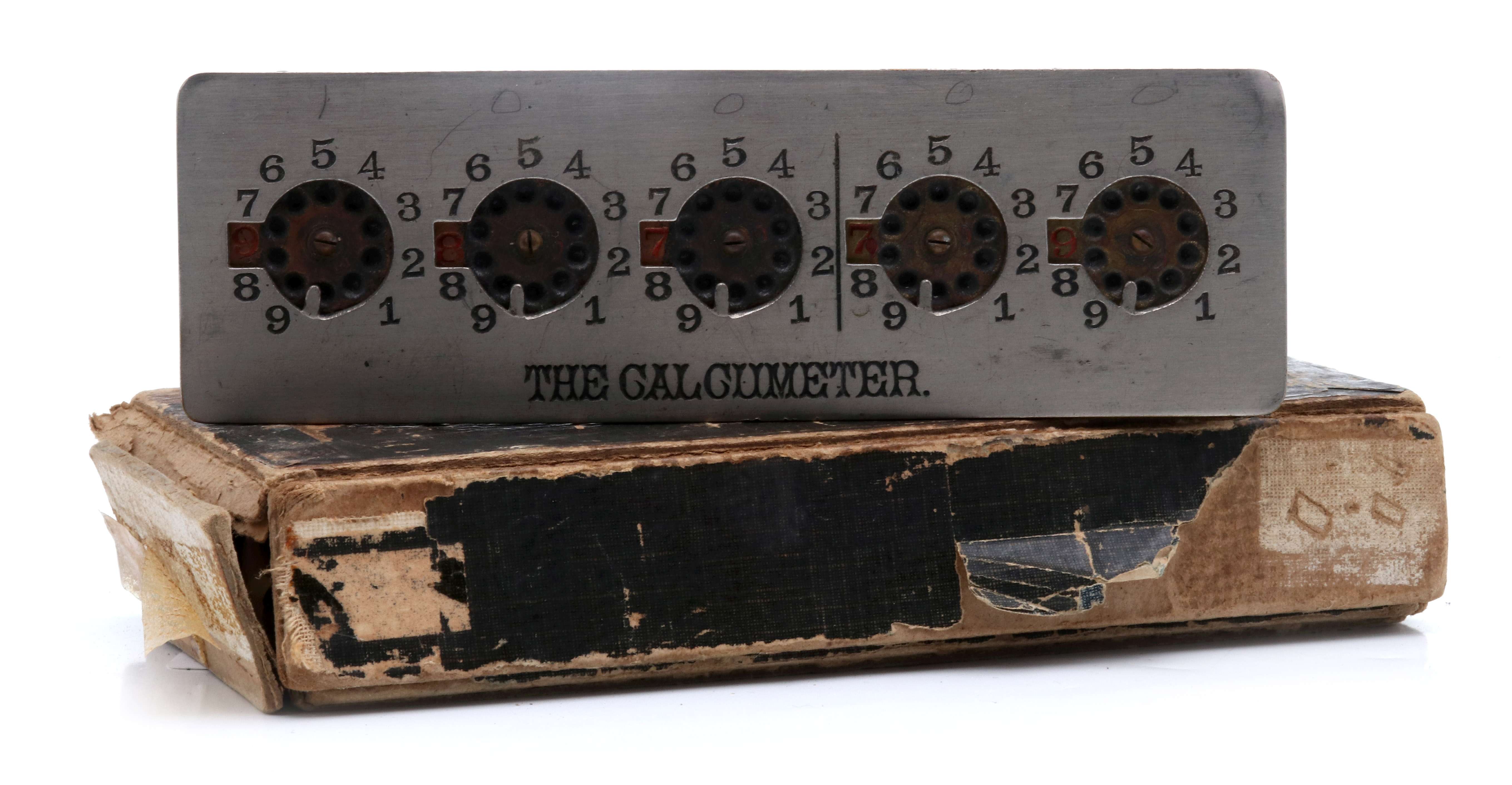 A 'CALCUMETER' MECHANICAL ADDING MACHINE, C. 1901