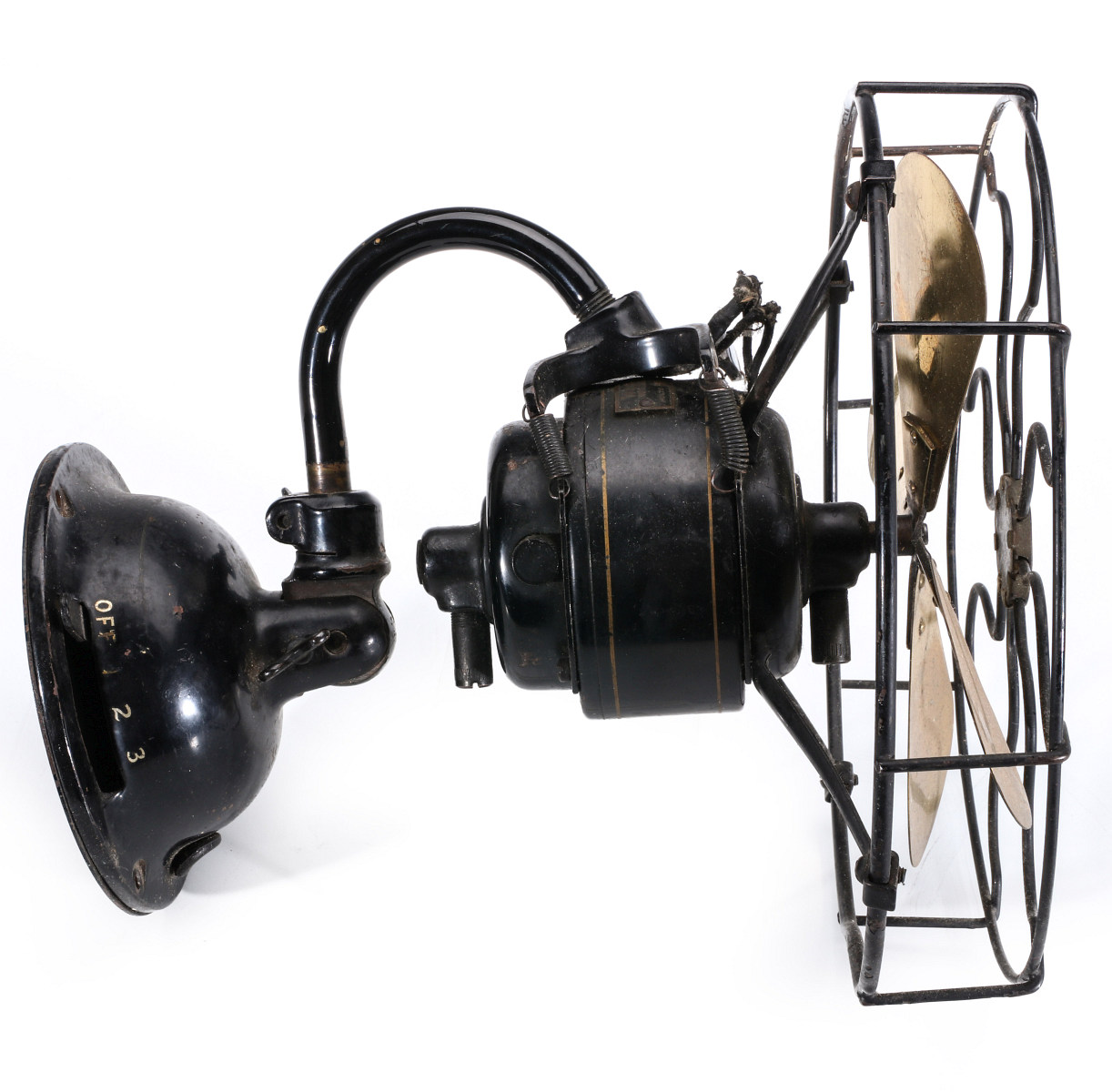 AN UNUSUAL WESTERN ELECTRIC WALL MOUNT FAN C. 1920