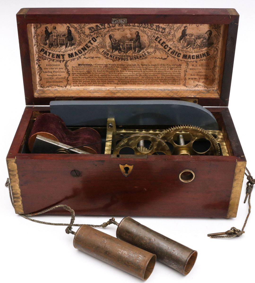 A 19TH C DAVIS & KIDDER QUACK MEDICAL DEVICE