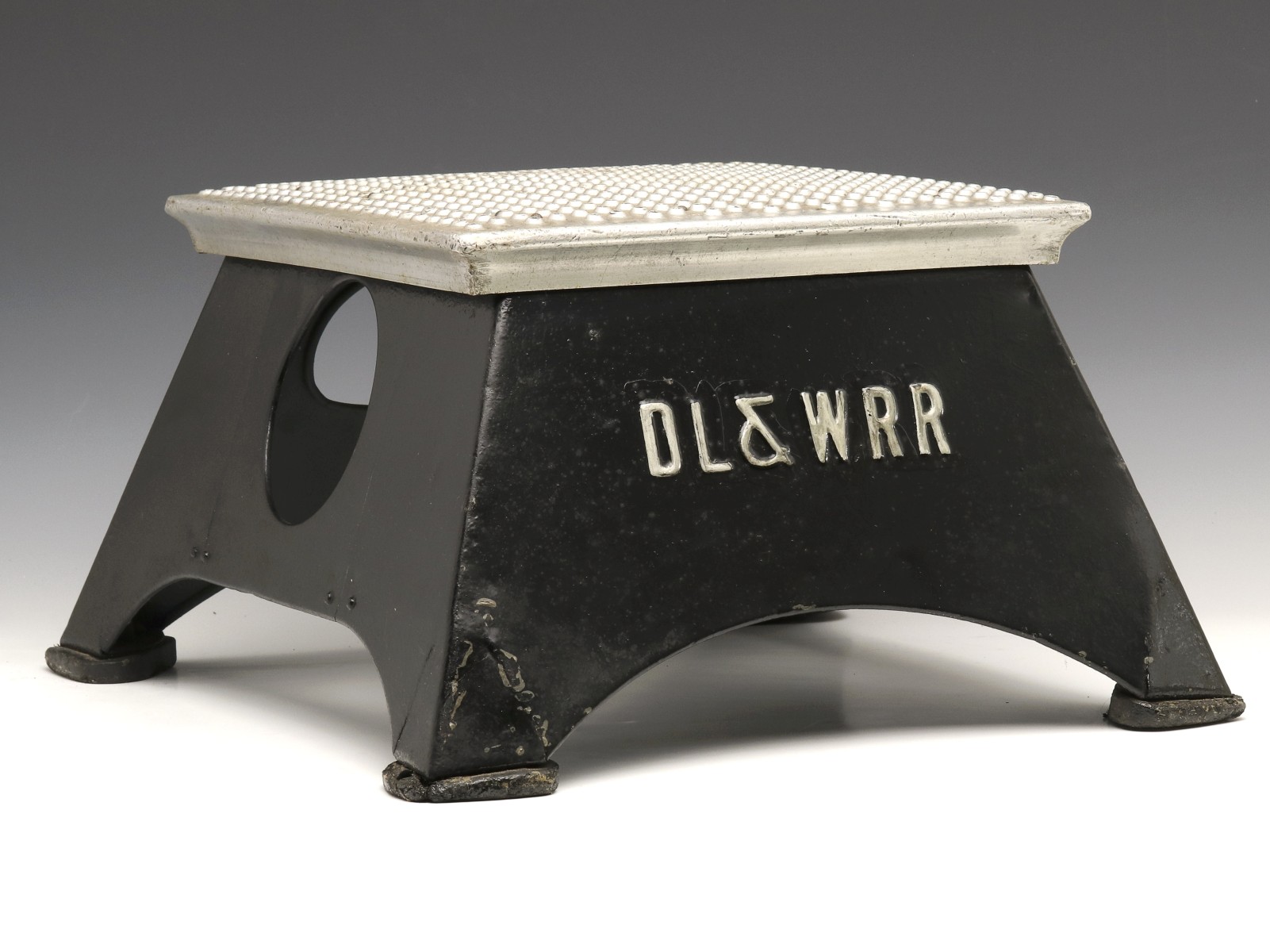 A DELAWARE, LACKAWANA AND WESTERN PORTER'S STEP BOX