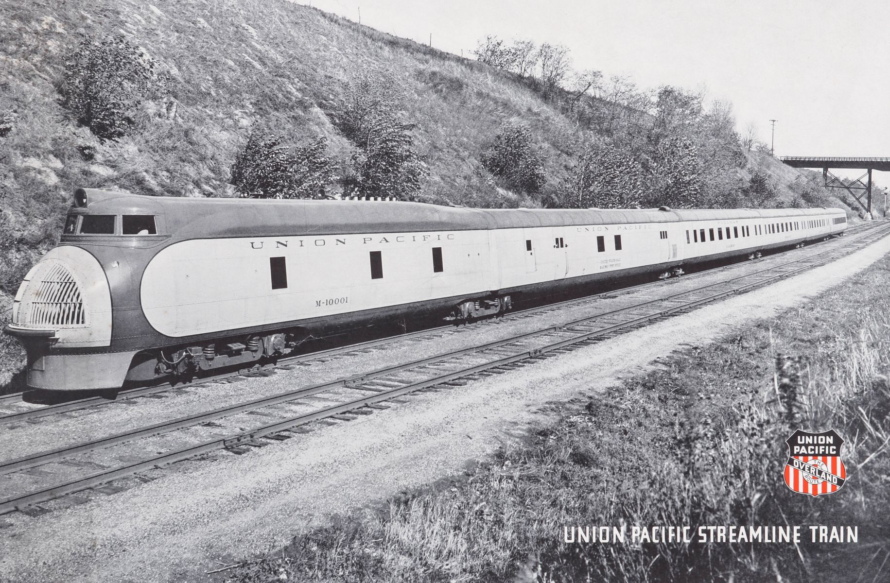 PHOTOMECHANICAL IMAGE OF THE UNION PACIFIC M-10001