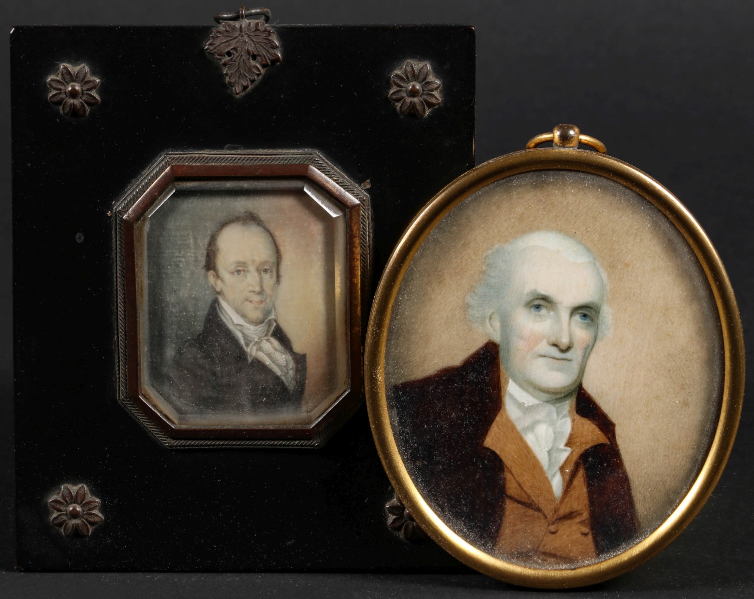 HAND PAINTED MINIATURE PORTRAIT OF SIR HENRY FLETCHER