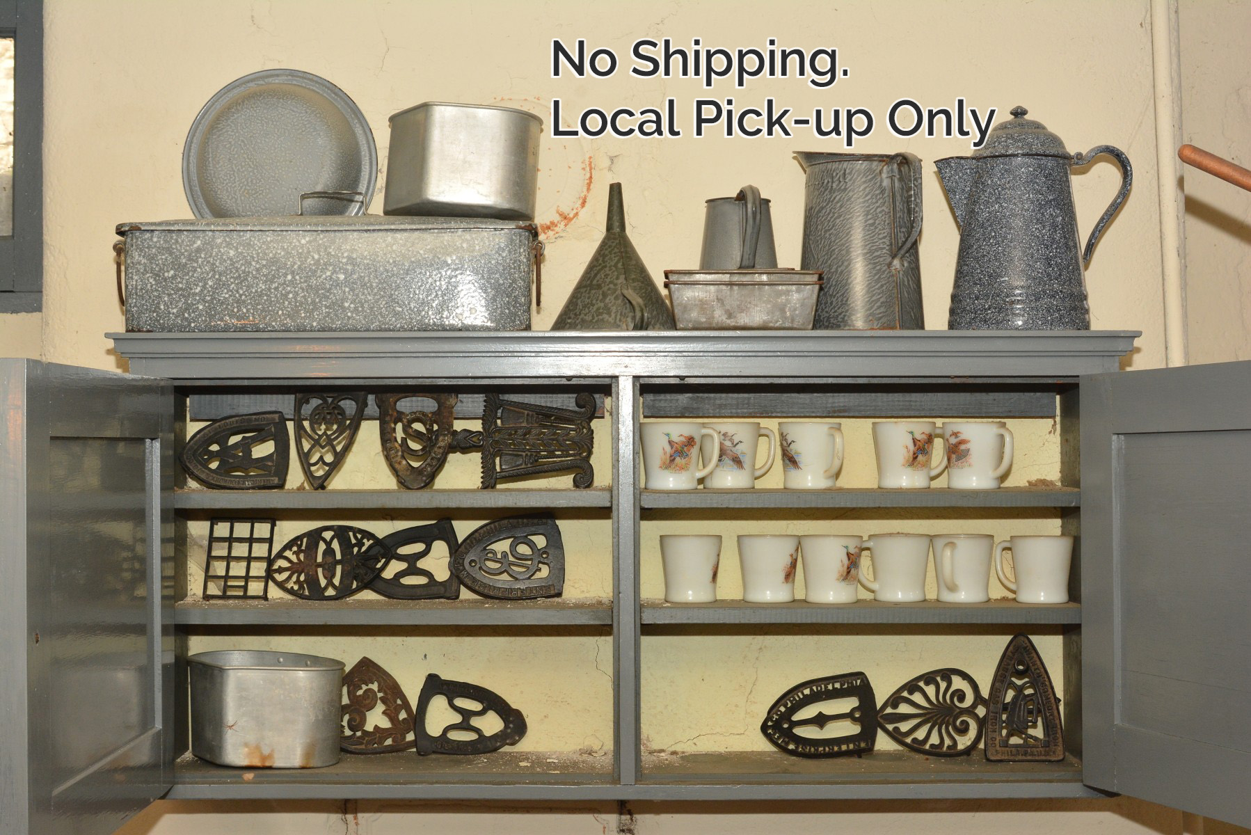 SHELVES FULL. NO SHIPPING. CLICK FOR MORE IMAGES