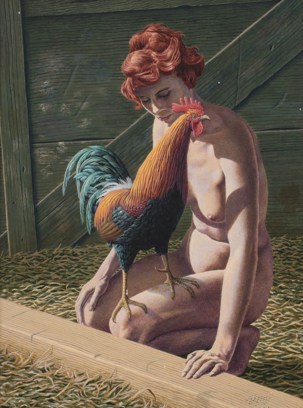 WILLIAM McKIM (1916-1995) EGG TEMPERA ON MASONITE