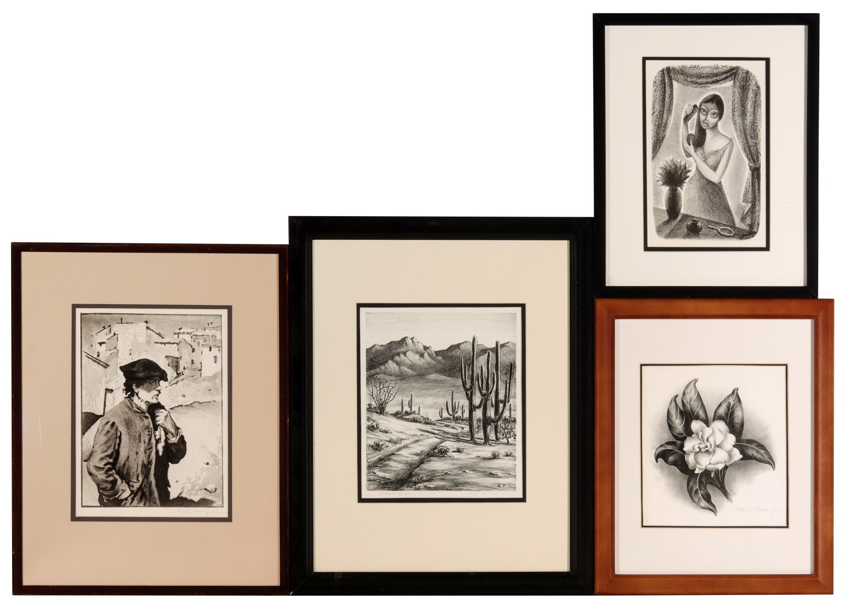 JOSEPH MARGULIES, OTHER 1930s PENCIL SIGNED PRINTS