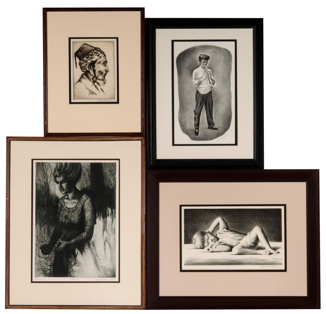 JAMES CHAPIN & OTHER AMERICAN PENCIL SIGNED PRINTS