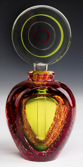 Studio Glass Perfume Bottle