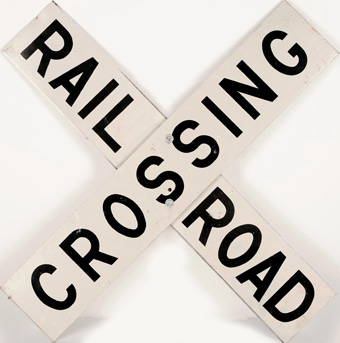 Railroad Crossing Sign