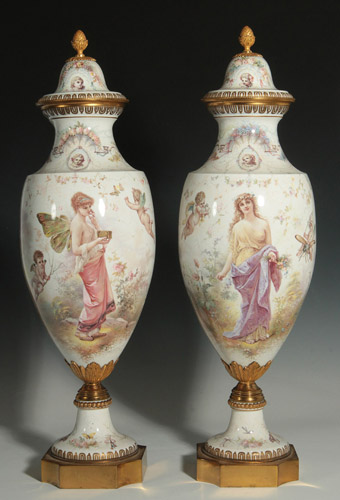 Exceptional Sevres, signed M. Demonceaux