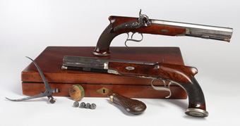 18th C. Duelling Pistols