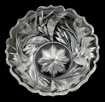 American Brillian Period Cut Glass