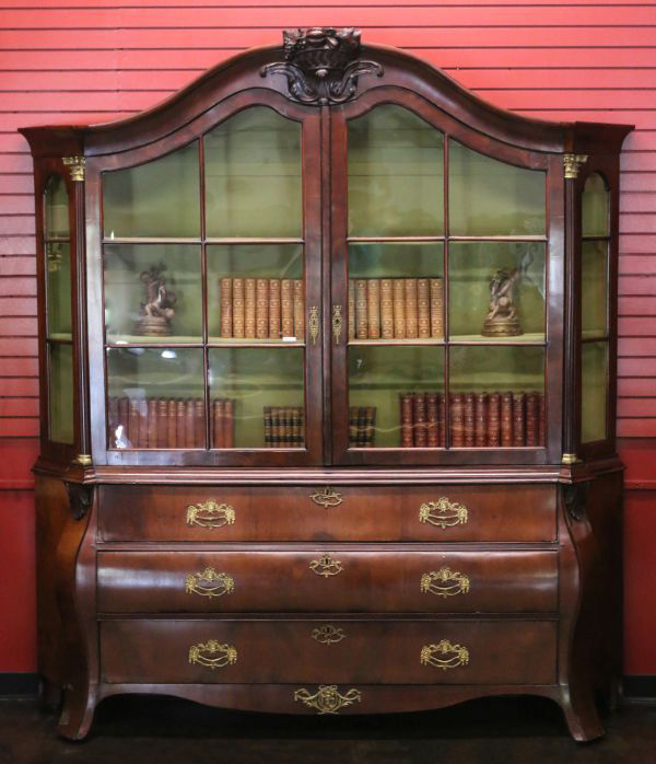 Bombe' Breakfront Cabinet Circa 1800