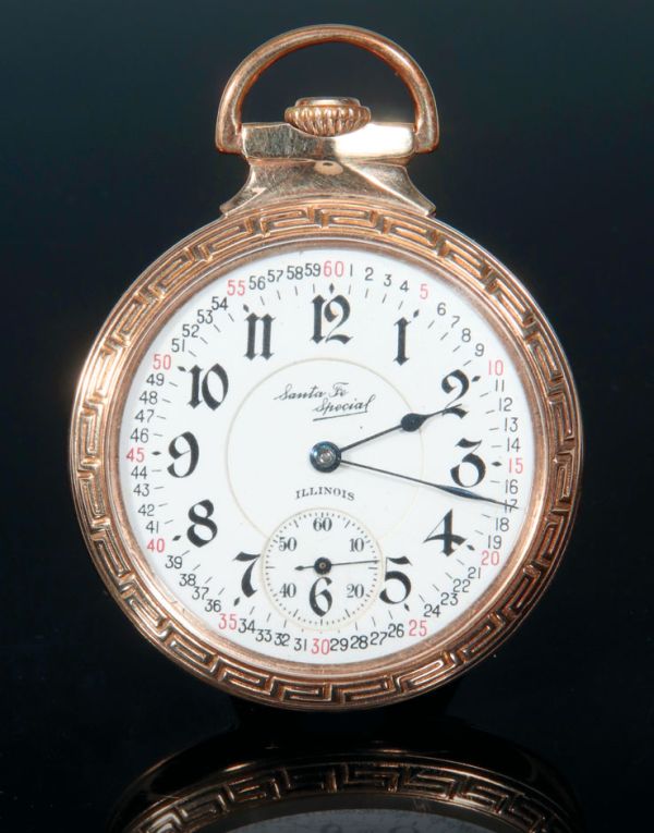 Illinois Santa Fe Special Railroad Grade Pocket Watch