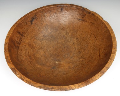 A 20 Inch Burl Bowl