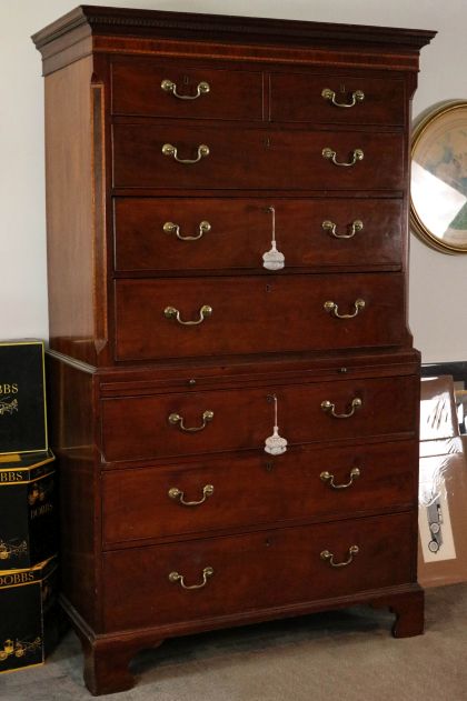 A Fine 18th Century George III Chest on Chest