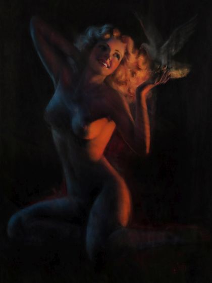 Zoe Mozert (1907‑1993) Pastel on Panel