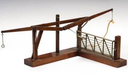 Stockyards Self Closing Gate Patent Model, Circa 1890