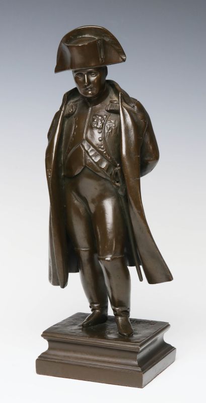 A BRONZE FIGURE OF NAPOLEON AFTER PRADIER