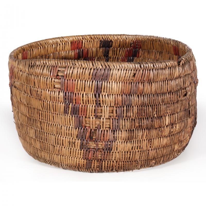 A JICARILLA APACHE COILED BASKET