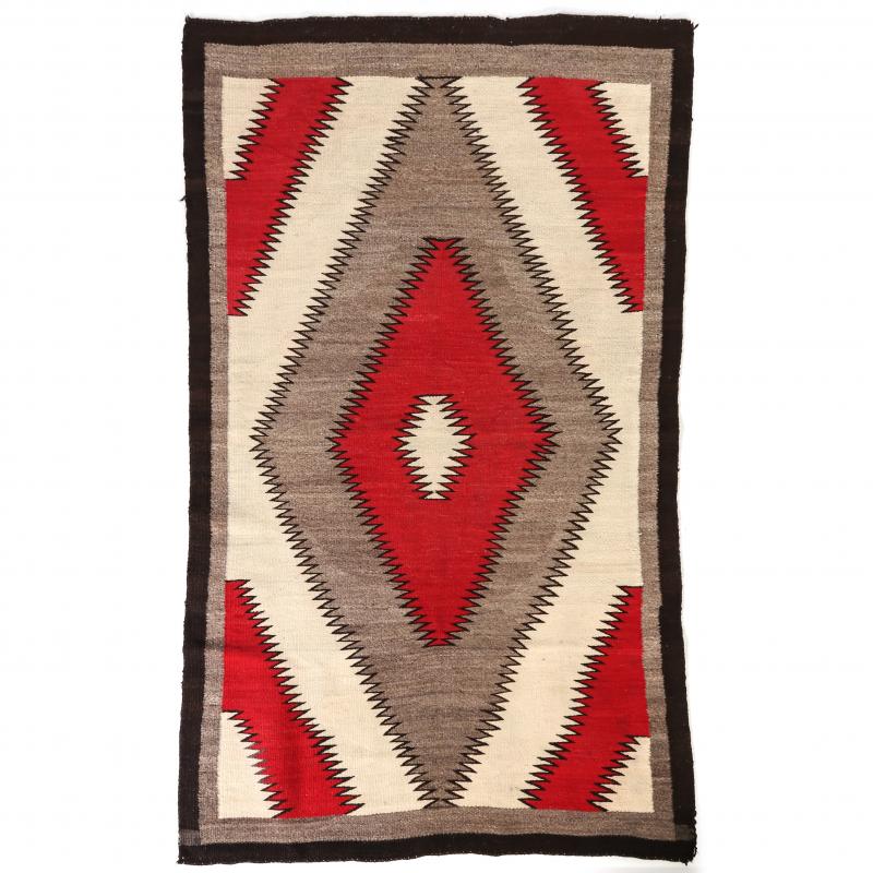 A GOOD NAVAJO GANADO RUG CIRCA 1940