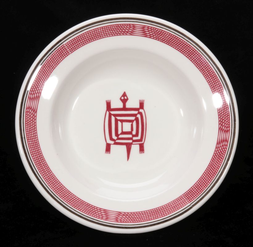 AT&SF SANTA FE RR MIMBRENO SOUP PLATE #7