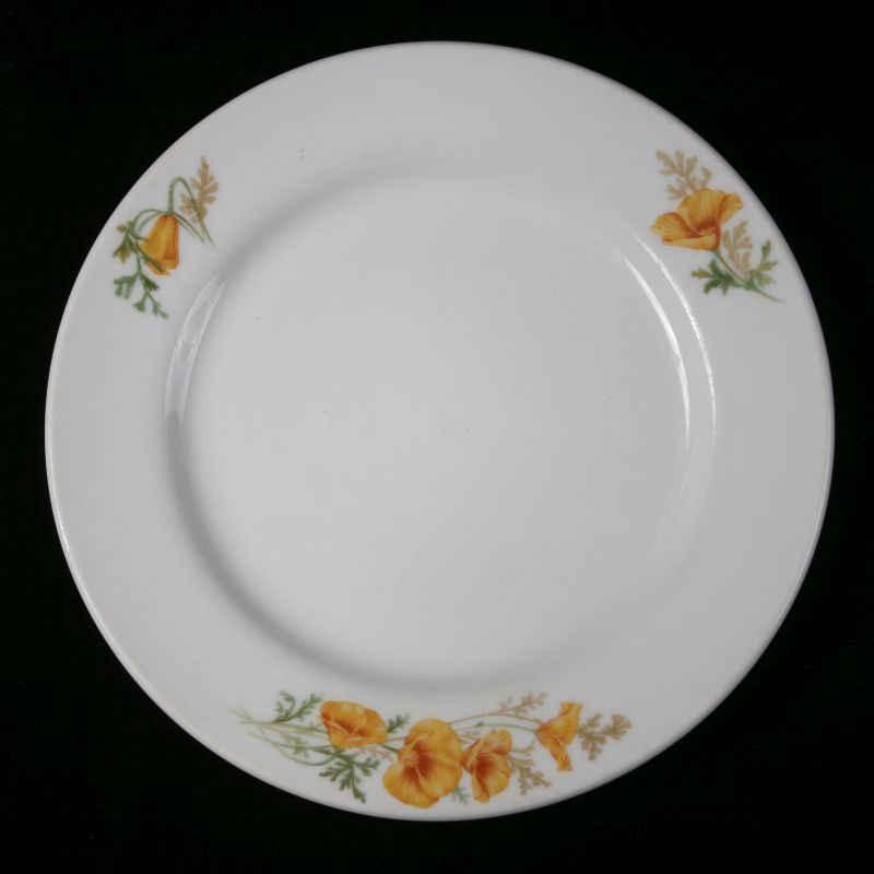 AT&SF SANTA FE RR CALIFORNIA POPPY PLATE 1930