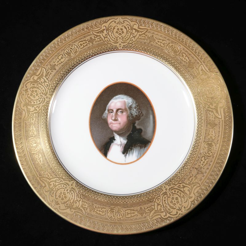 CHESAPEAKE & OHIO RR GEORGE WASHINGTON PLATE