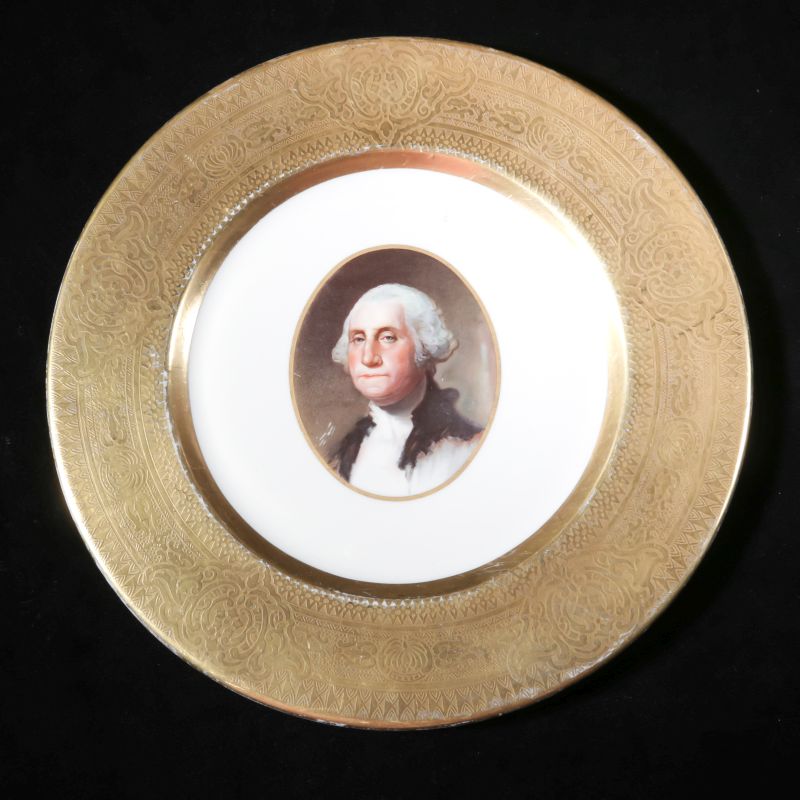 CHESAPEAKE & OHIO RR GEORGE WASHINGTON PLATE