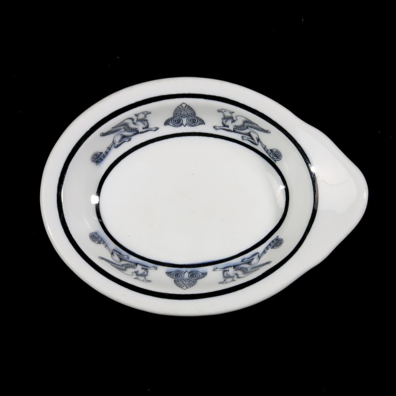 AT&SF SANTA FE RR GRIFFON OVAL BAKER DISH