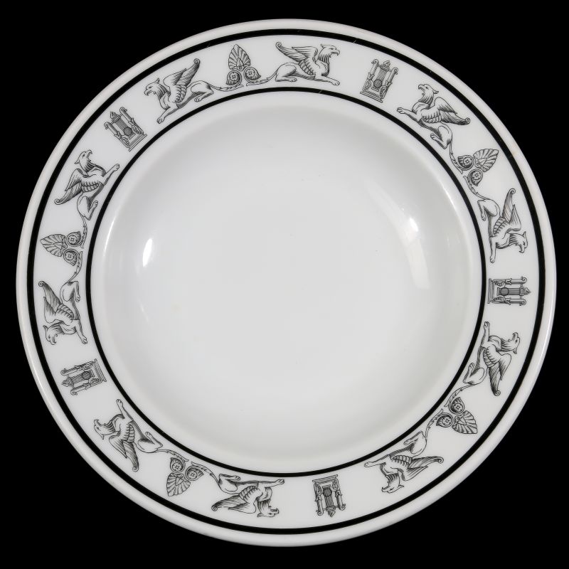 AT&SF SANTA FE RR GRIFFON SOUP PLATE