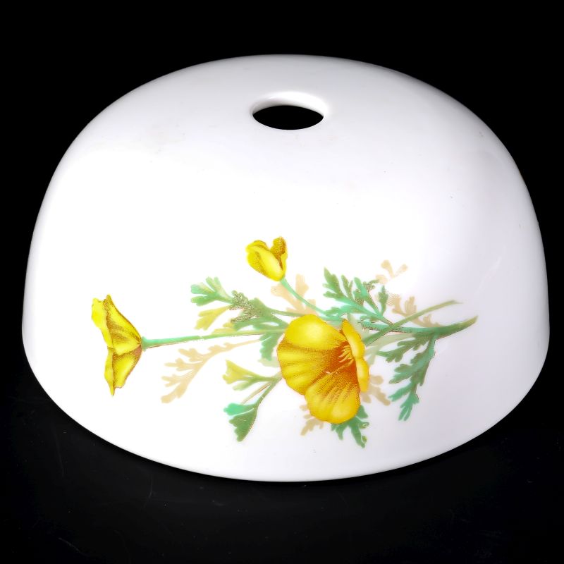 AT&SF SANTA FE RR CALIFORNIA POPPY FOOD DISH COVER