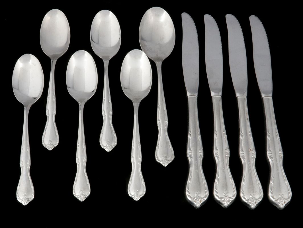 TEN PCS AT&SF SANTA FE RAILROAD FLATWARE