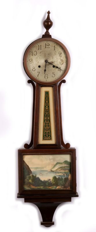 A NEW HAVEN WARRING BANJO CLOCK