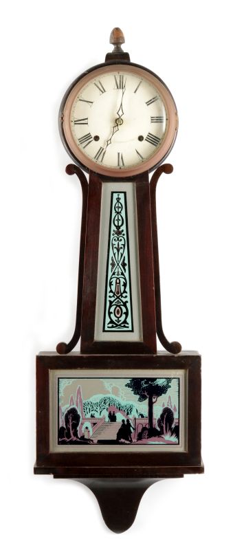 A NEW HAVEN 'WHITNEY' BANJO CLOCK