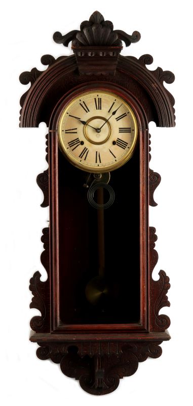 AN ANSONIA 'MACEIO' HANGING CLOCK