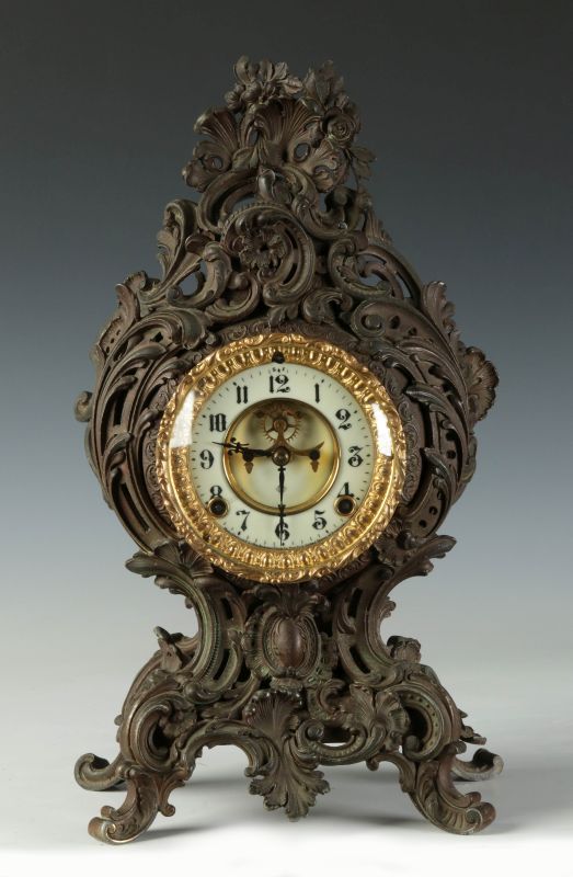 AN ANSONIA 'ORIENTA' MANTEL CLOCK