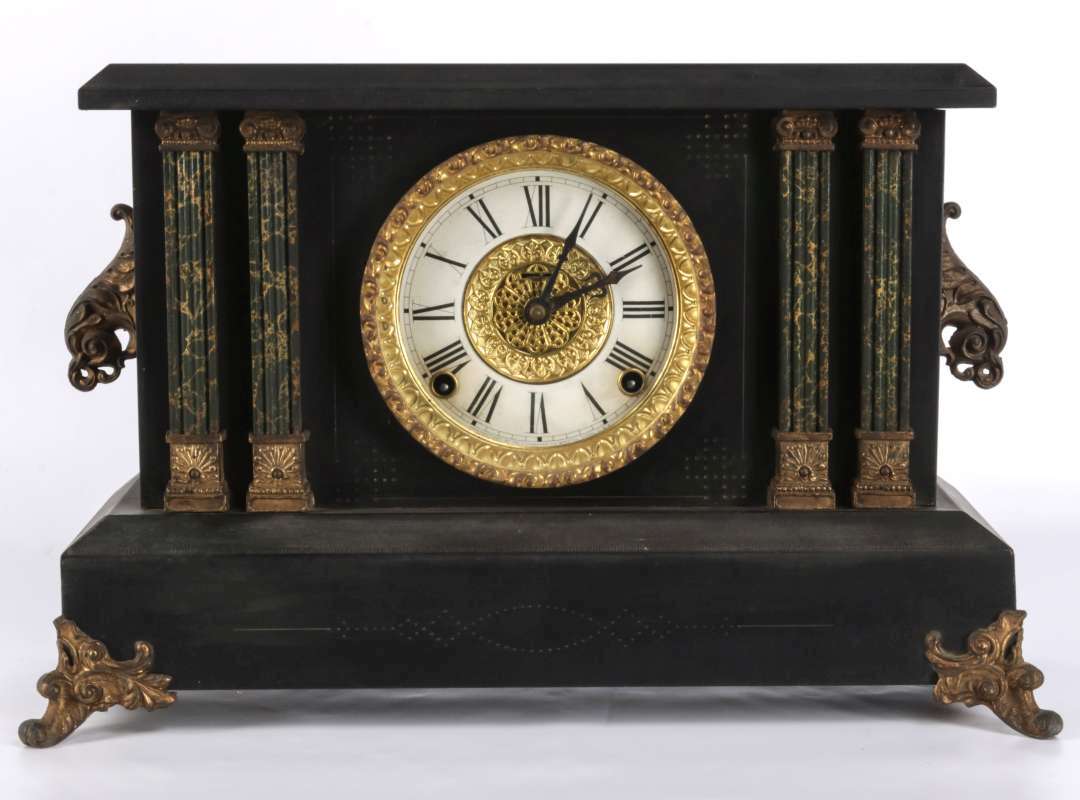 AN INGRAHAM SEOUL MANTLE CLOCK