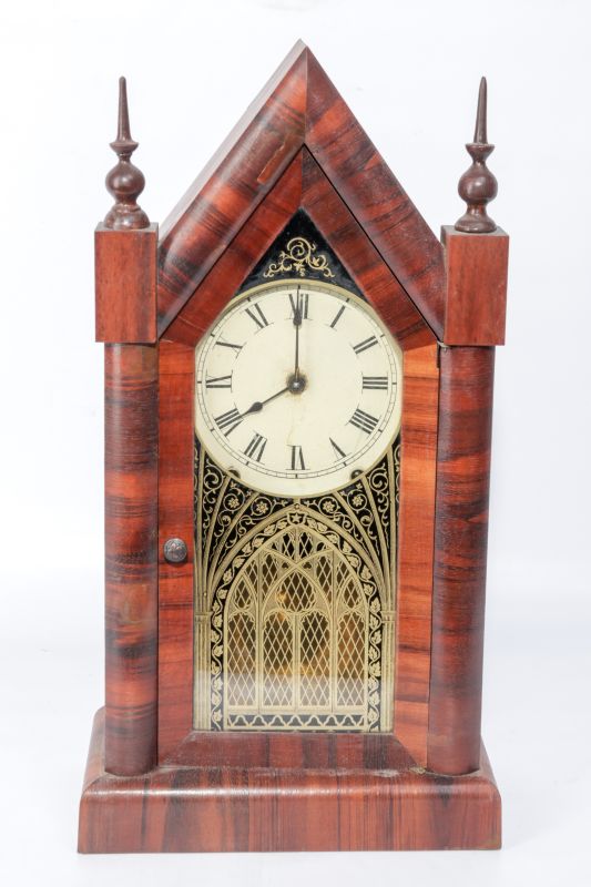 A JEROME & CO. STEEPLE CLOCK