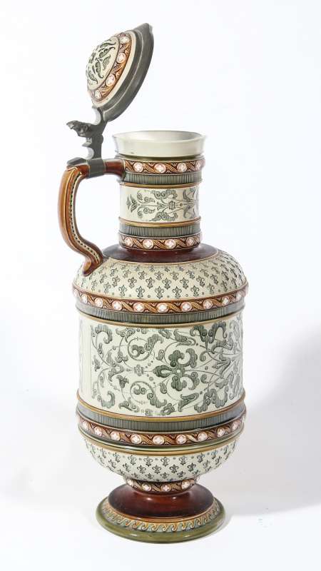 METTLACH MOSAIC MASTER STEIN NUMBER 1771