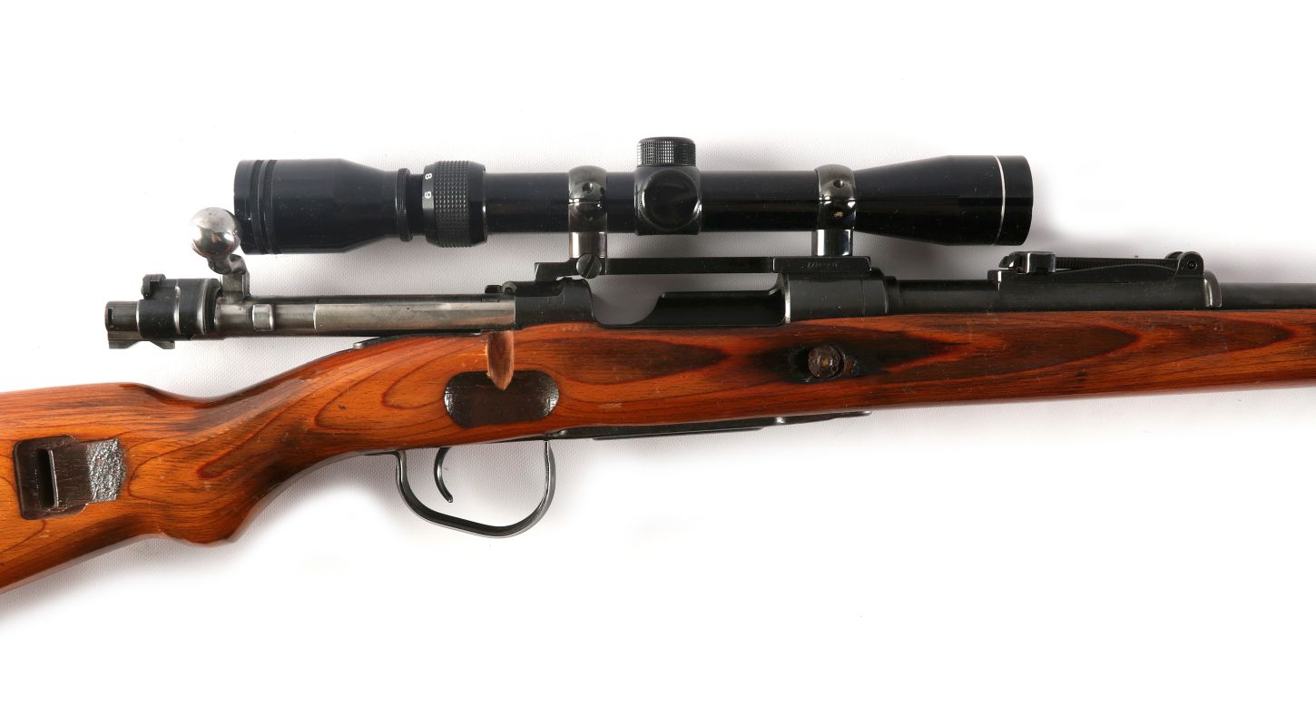 A SPORTERIZED GERMAN 98K MAUSER RIFLE